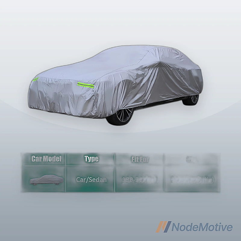 Universal Car Cover Waterproof Winter Protection Fit Sedan Length 190\"-200\"