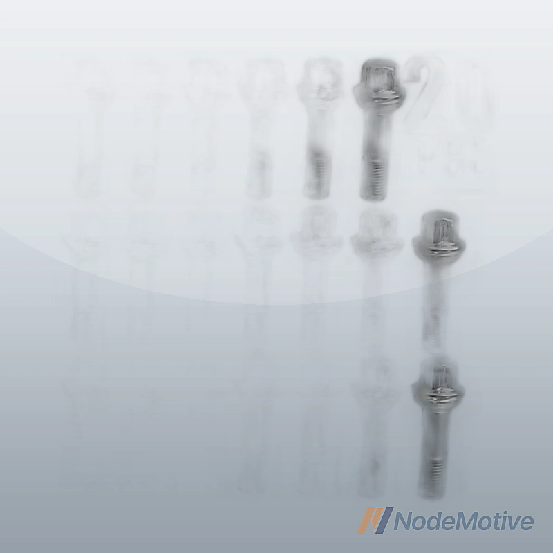 20PC STAINLESS STEEL Wheel Lug Bolt 2 5/8\" fit MercedesW164 W166 X204 W221 C216