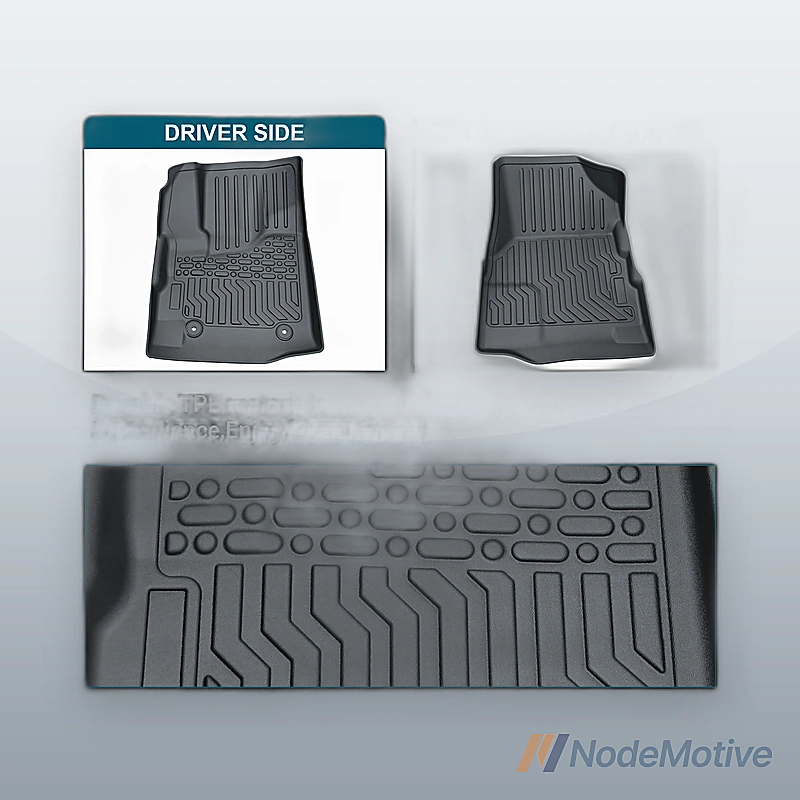 TPE Rubber Car Floor Mats For 12-17 Equinox & GMC Terrain/Terrain Denali