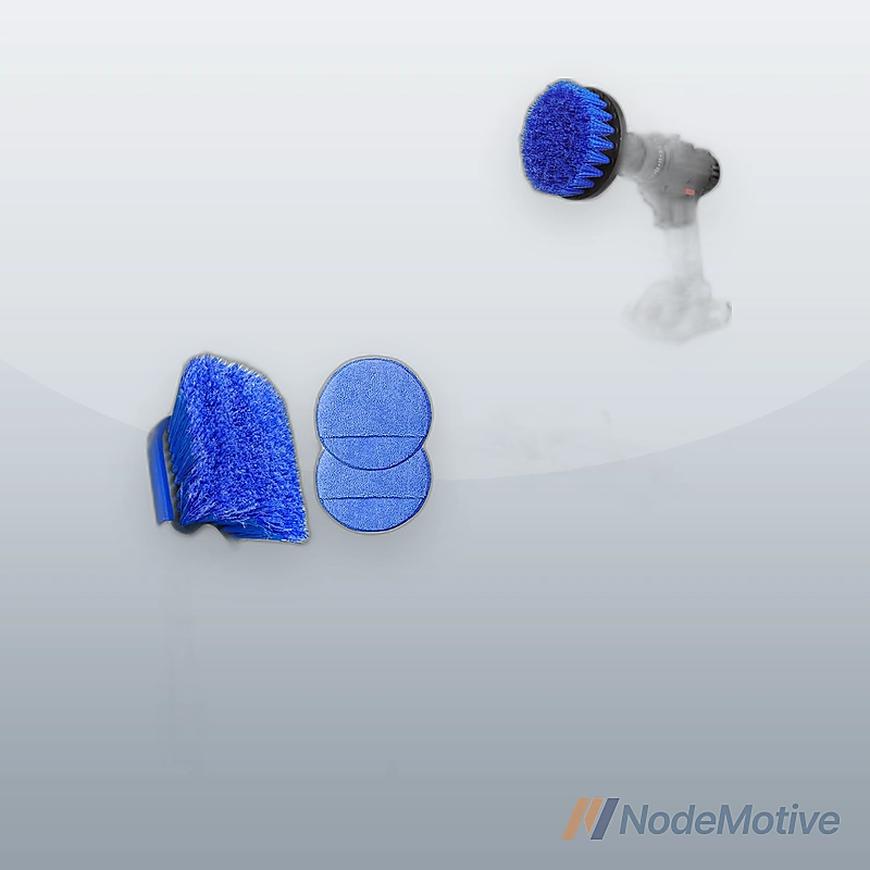 20Pcs Car Wheel Tire Detailing Brush Set Drill not include