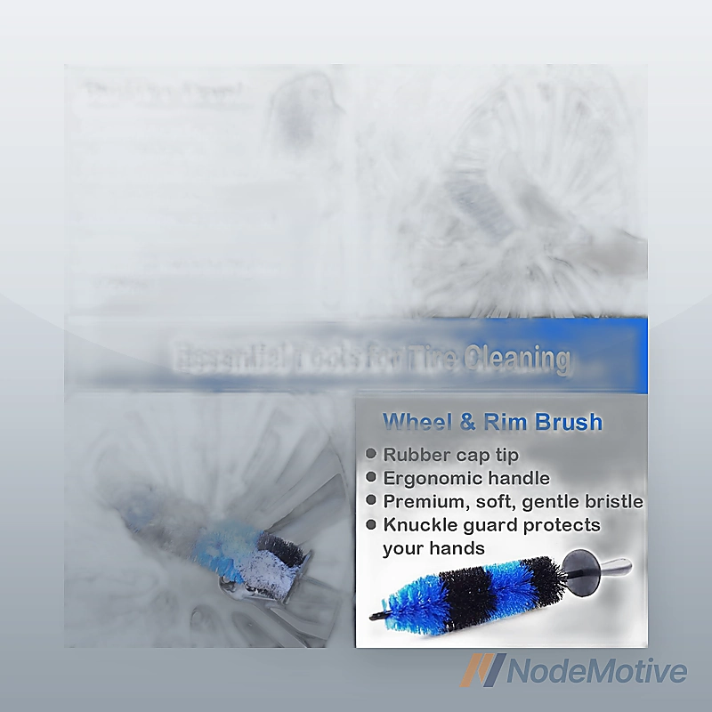 20Pcs Car Wheel Tire Detailing Brush Set Drill not include