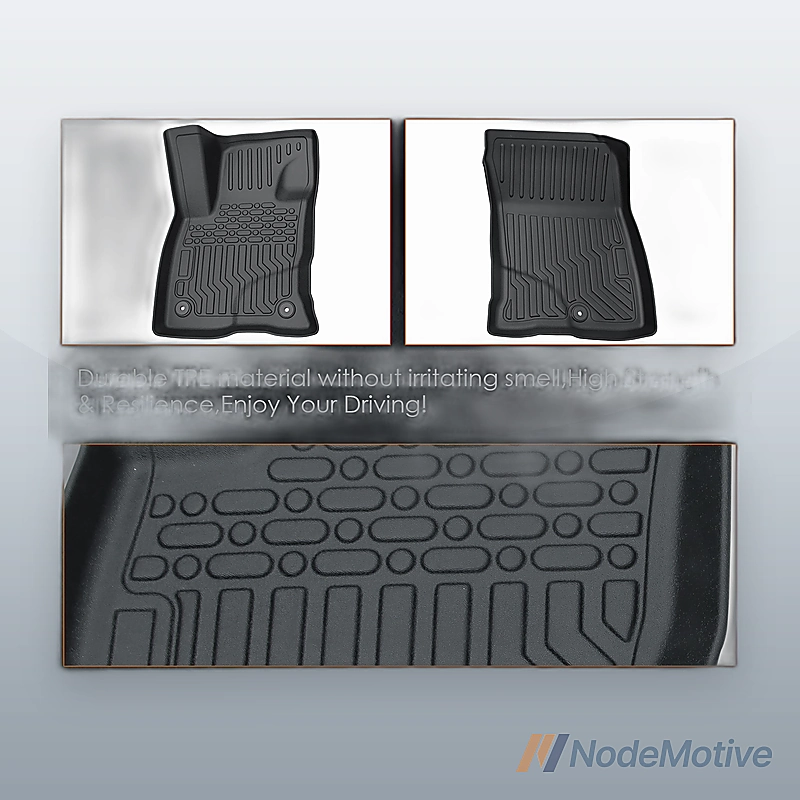 Car Floor Mats TPE Rubber For 21-22 Ford Bronco Sport & 22-23 Maverick