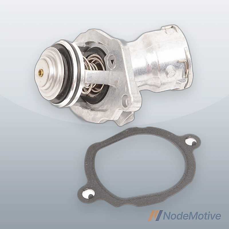 Engine Coolant Thermostat Assembly with Sensor for Mercedes C300 C350 E350 ML350