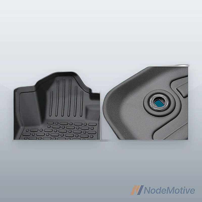 Car Floor Mats for 2023 Honda CRV Hybrid Black All-Weather TPE Rubber Car Mats