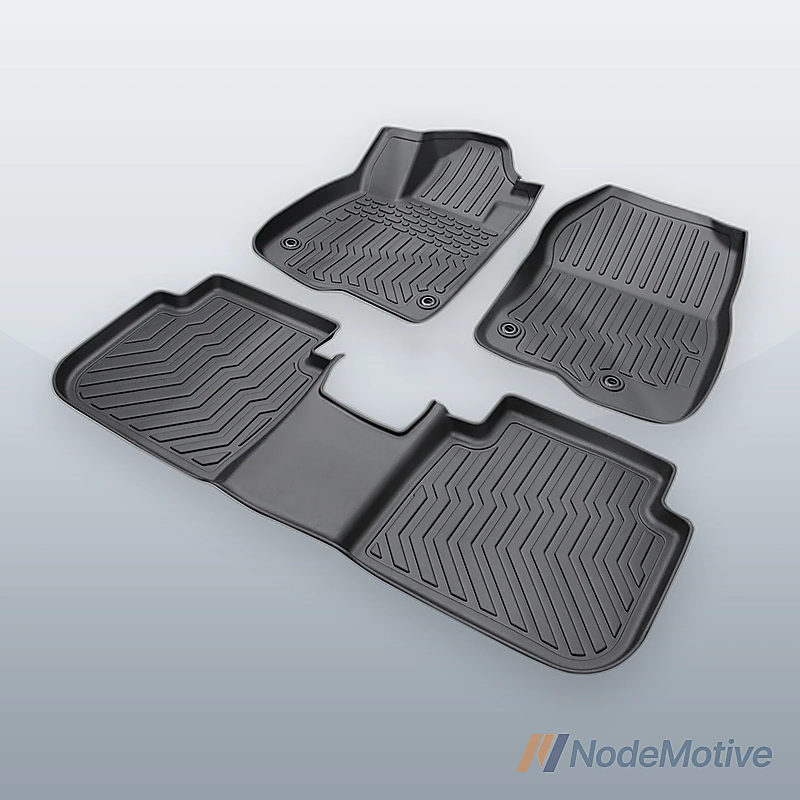 Car Floor Mats for 2023 Honda CRV Hybrid Black All-Weather TPE Rubber Car Mats