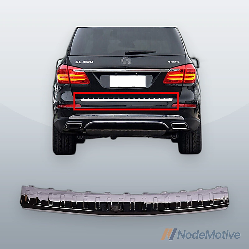Bumper Step Pad For 13-19 Mercedes-Benz GLS 450 550 63 AMG GL 350