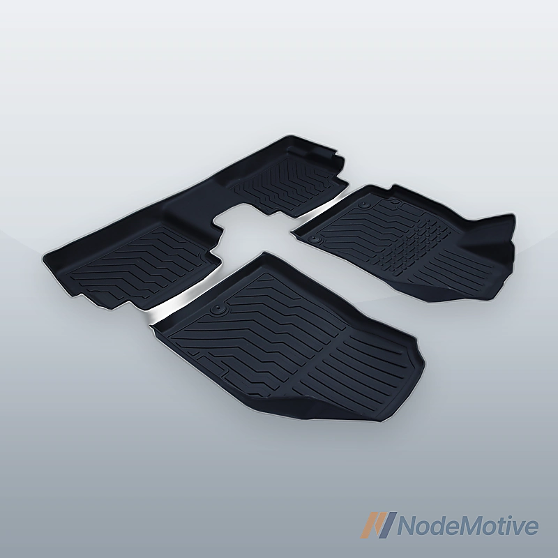 Car Floor Mats for 17-20 Hyundai Elantra No Fit GT All-Weather TPE Rubber Black