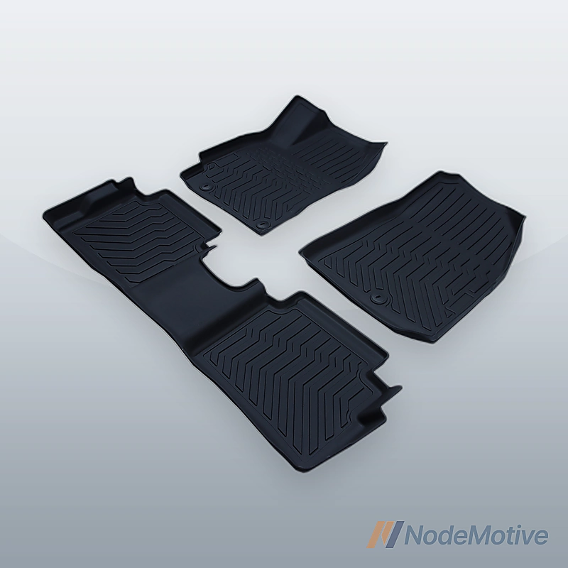 Car Floor Mats for 17-20 Hyundai Elantra No Fit GT All-Weather TPE Rubber Black