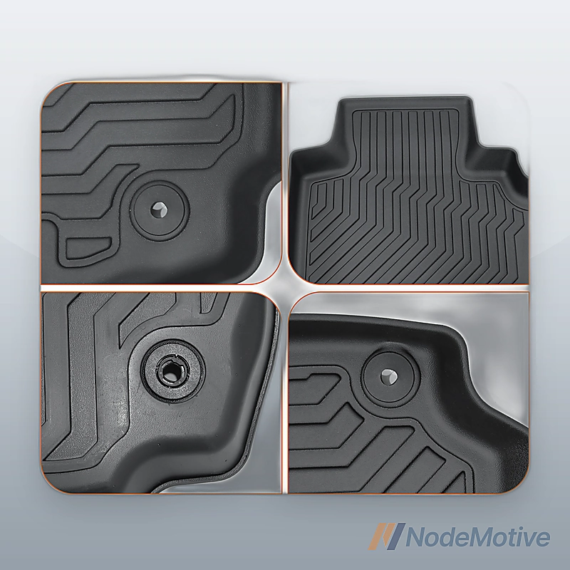 TPE Rubber Car Floor Mats For 18-22 Chevrolet Equinox & 18-23 GMC Terrain / Terrain Denali