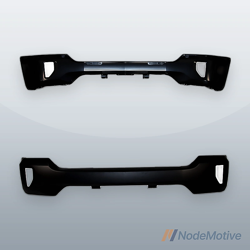 For 16-18 Chevy Silverado 1500 Black Front Bumper Face Bar w/ Fog Light Holes