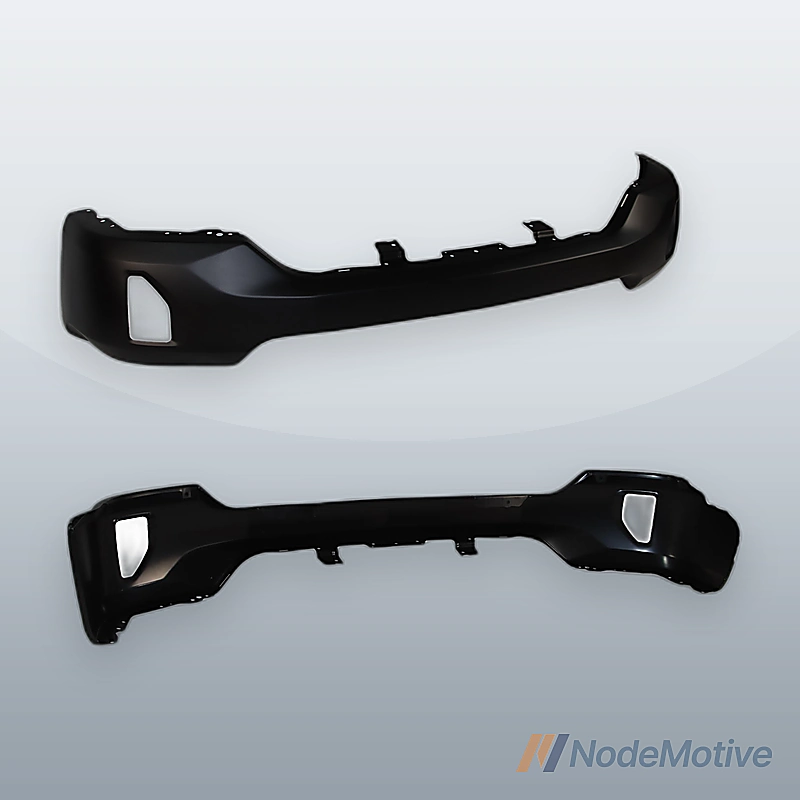For 16-18 Chevy Silverado 1500 Black Front Bumper Face Bar w/ Fog Light Holes