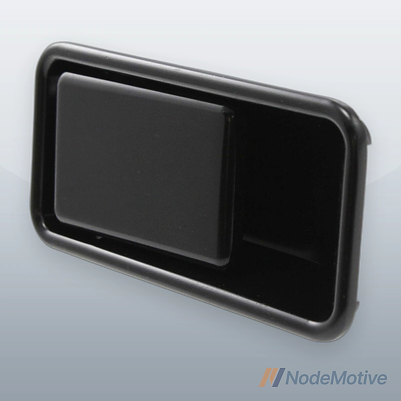Front Left Exterior Door Handle For 1987-06 Jeep Wrangler Smooth Black