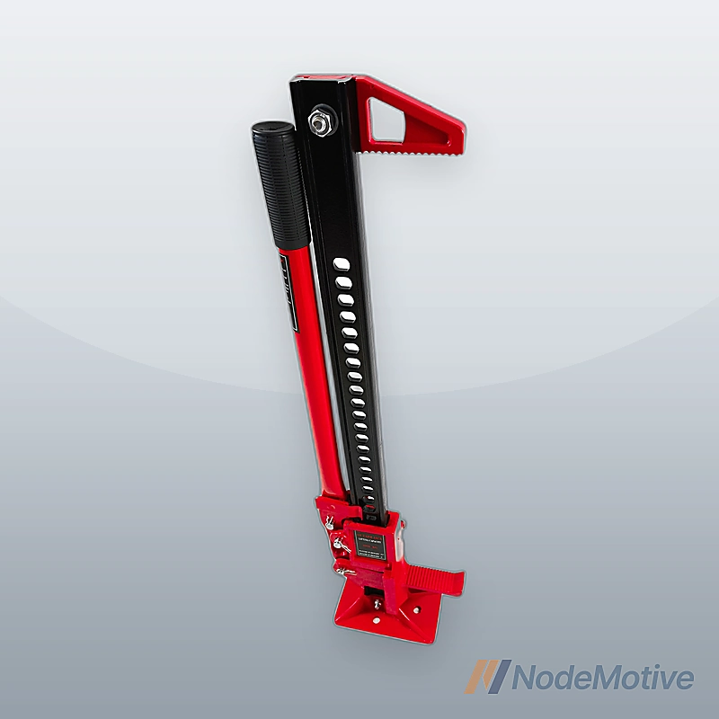 33\" High Lift Ratcheting Off Road Utility Farm Jack, 6000lbs/3Ton Capacity Red