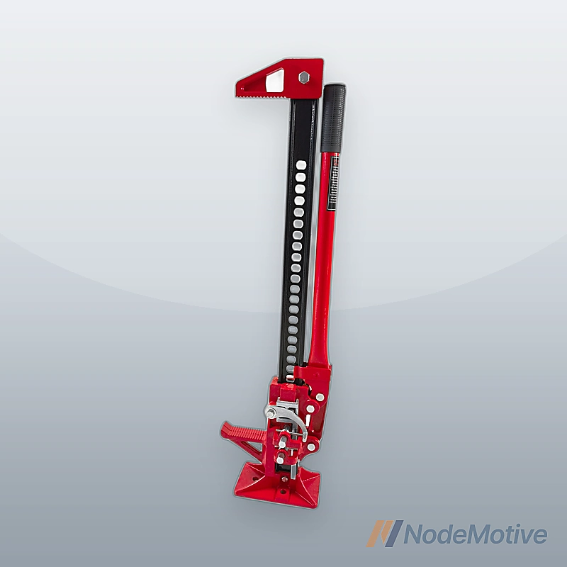 33\" High Lift Ratcheting Off Road Utility Farm Jack, 6000lbs/3Ton Capacity Red