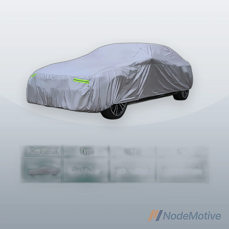 200\"-210\" Universal Car Cover Waterproof All Weather Fit Sedan Length