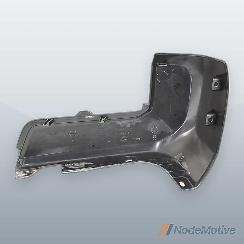 New Bumper Face Bar End Extension Rear Driver Left Side LH Hand