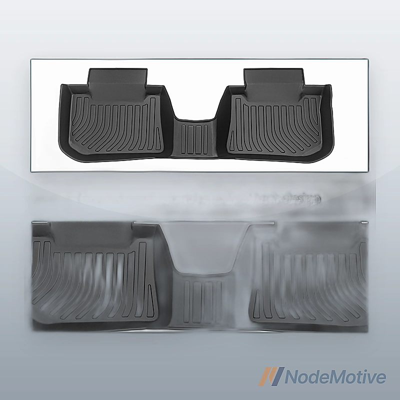 Car Floor Mats for 2013-2017 Subaru Crosstrek / XV Black All-Weather TPE Rubber
