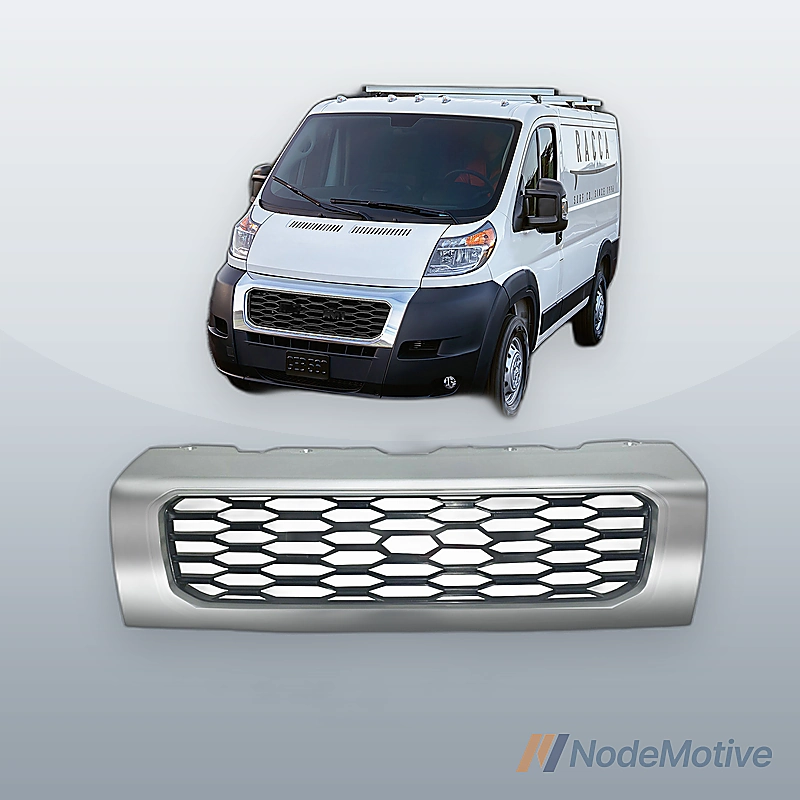Front Grill for 2019-2022 Ram ProMaster 1500/2500/3500 Gloss Black