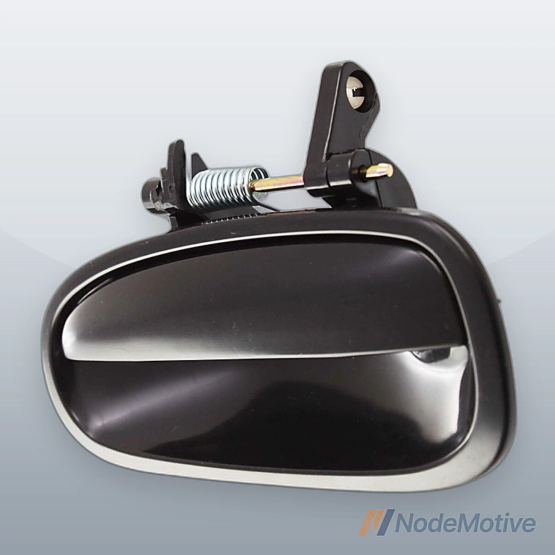 Outside Door Handle Smooth Black Rear Driver Side Left LH for 96-00 Honda Civic