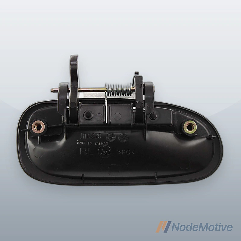 Outside Door Handle Smooth Black Rear Driver Side Left LH for 96-00 Honda Civic