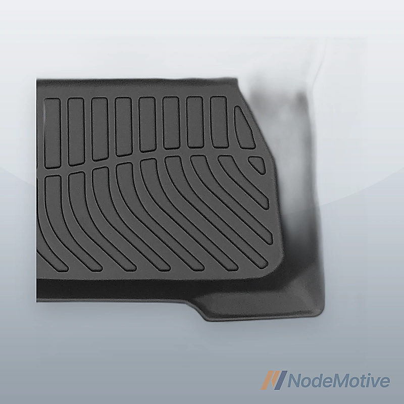Car Floor Mats for 2012-2018 Ford Focus，All-Weather TPE Rubber