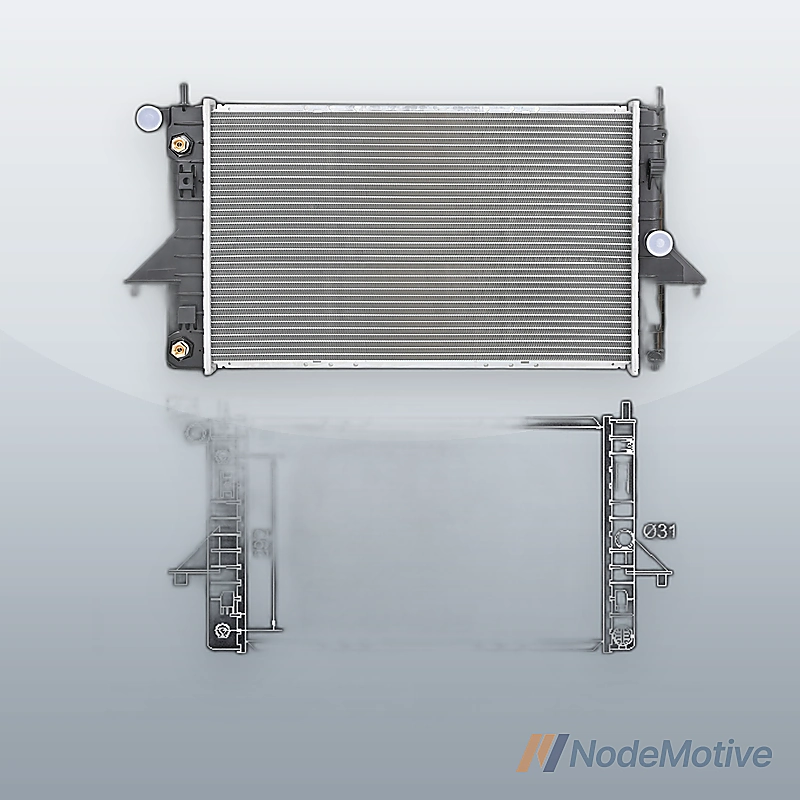 Car Aluminium Radiator for 94-2002 Saturn SC1 SC2 SL SL1 SL2 SW1 SW2, 1.9L, 2191