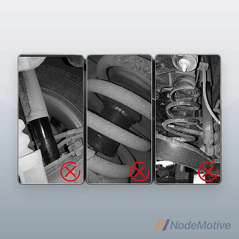 Front Complete Struts Shocks Coil Spring For Chevy Trailblazer GMC Envoy