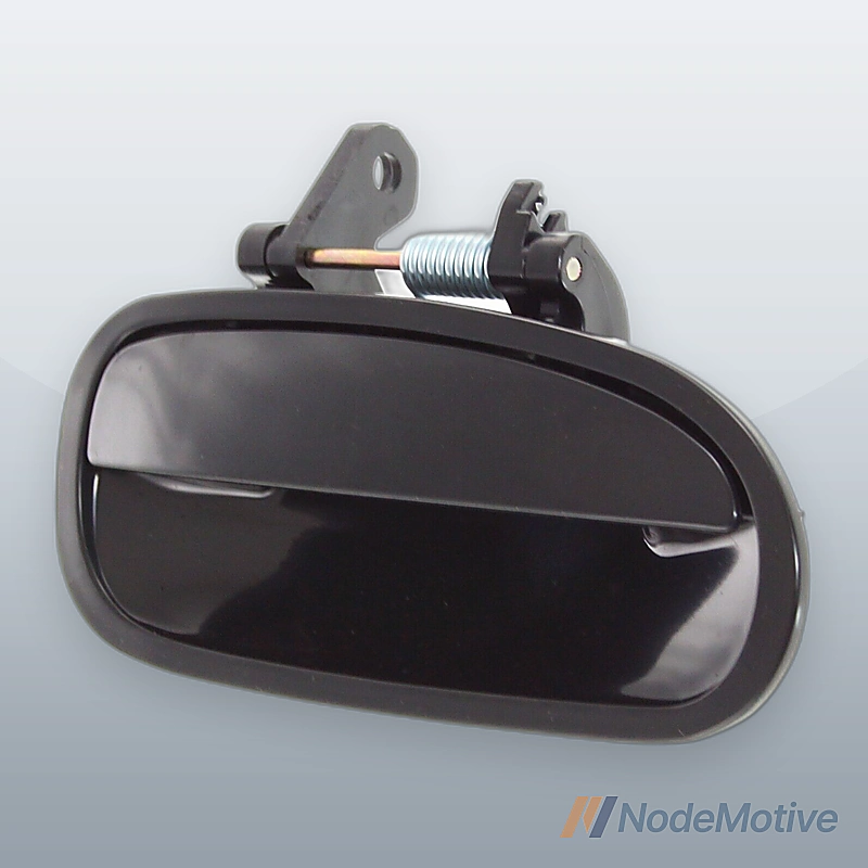 Exterior Door Handle For 96-2000 Honda Civic Rear RH Sedan Smooth Black Plastic