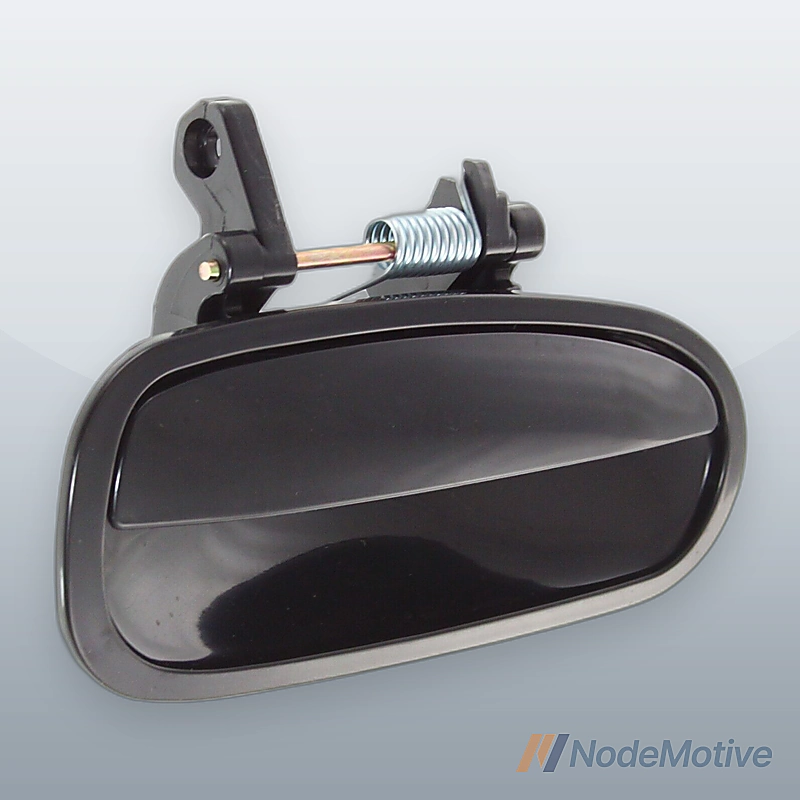 Exterior Door Handle For 96-2000 Honda Civic Rear RH Sedan Smooth Black Plastic