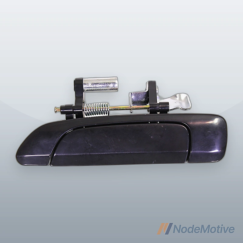 Exterior Door Handle For 2001-2005 Honda Civic Rear Driver Sedan Smooth Black