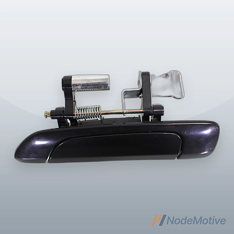 Exterior Door Handle For 2001-2005 Honda Civic Rear Driver Sedan Smooth Black