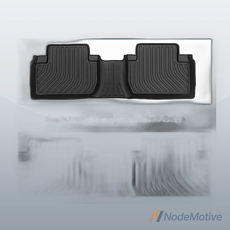 Car Floor Mats 2014-2021 MITSUBISHI Outlander Black All-Weather TPE Rubber