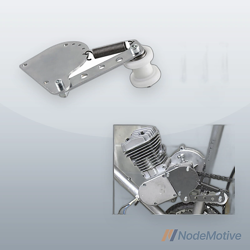 Silver Spring Loaded Chain Tensioner For 49cc 66cc 80cc Engine Motorized Bike