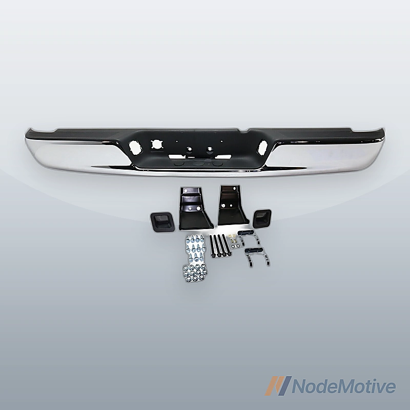 Step Bumper Assembly For 2002-2008 Dodge Ram 1500 Chrome With Mounting Bracket