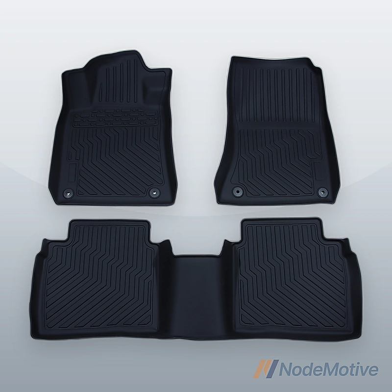 TPE Rubber All-weather 2 Row Floor Mat Liner Set for 2019-2024 Nissan Altima