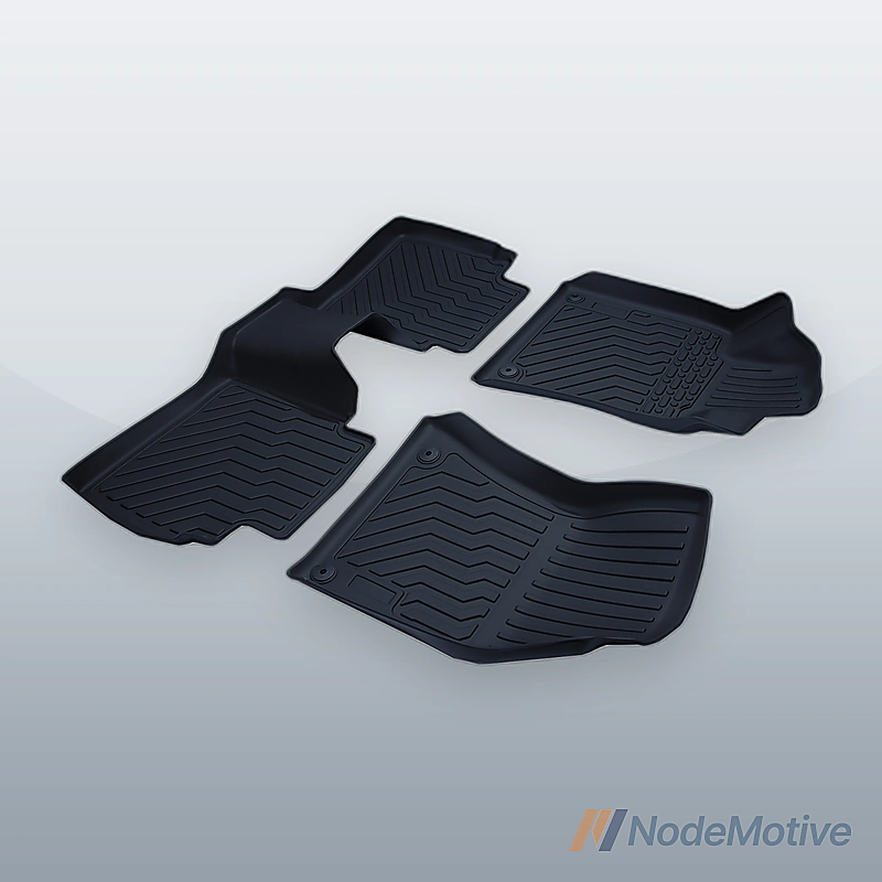 TPE Rubber All-weather 2 Row Floor Mat Liner Set for 2019-2024 Nissan Altima
