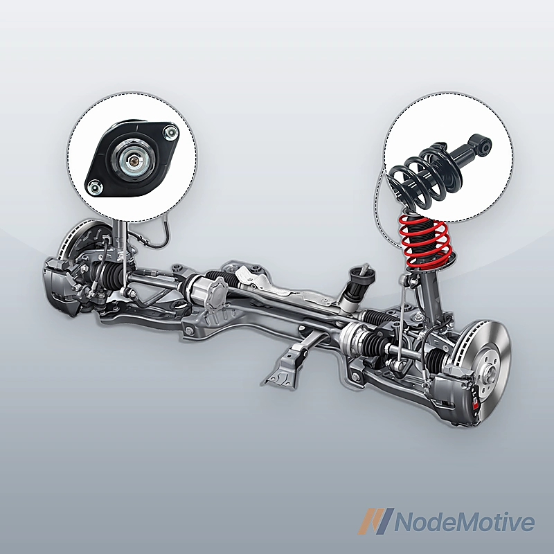 Rear Struts Shock & Coil Springs Kit For 07-2011 Honda CR-V CRV