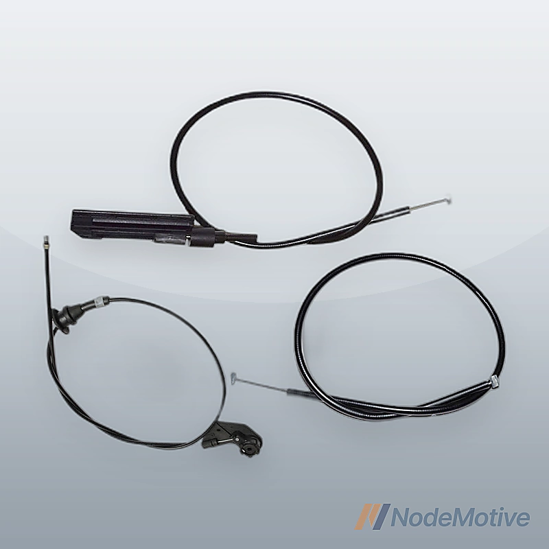 3PCS FOR BMW E39 525i 530i Engine Bowden Cable Hood Release Wire