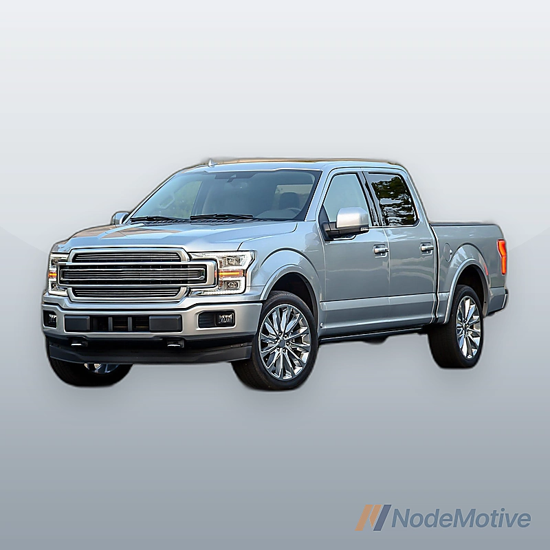 Premium Chrome Front Bumper For 2018-2020 Ford F-150 W/Fog Light Holes