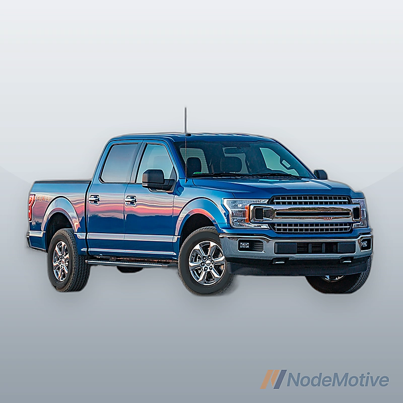 Premium Chrome Front Bumper For 2018-2020 Ford F-150 W/Fog Light Holes