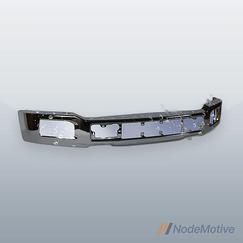 Premium Chrome Front Bumper For 2018-2020 Ford F-150 W/Fog Light Holes