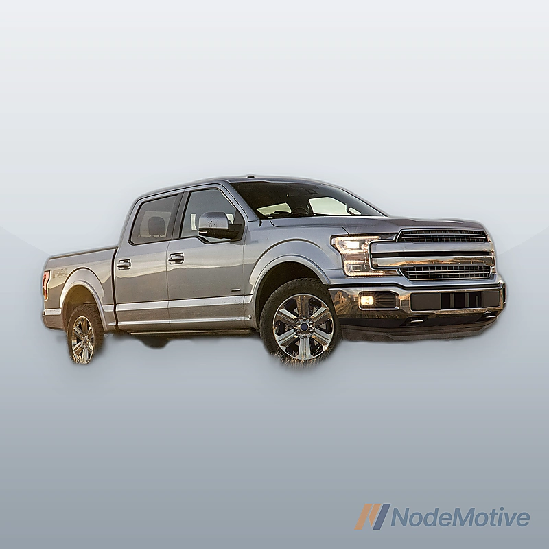 Premium Chrome Front Bumper For 2018-2020 Ford F-150 W/Fog Light Holes