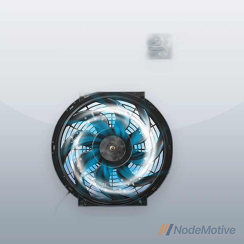 14\" Universal Slim Fan Push Pull Electric Radiator Cooling 12V 90W w/ Mount Kit