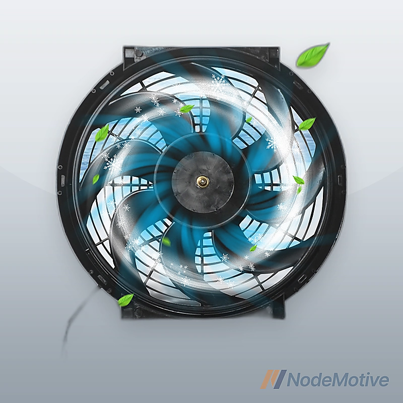 14\" Universal Slim Fan Push Pull Electric Radiator Cooling 12V 90W w/ Mount Kit