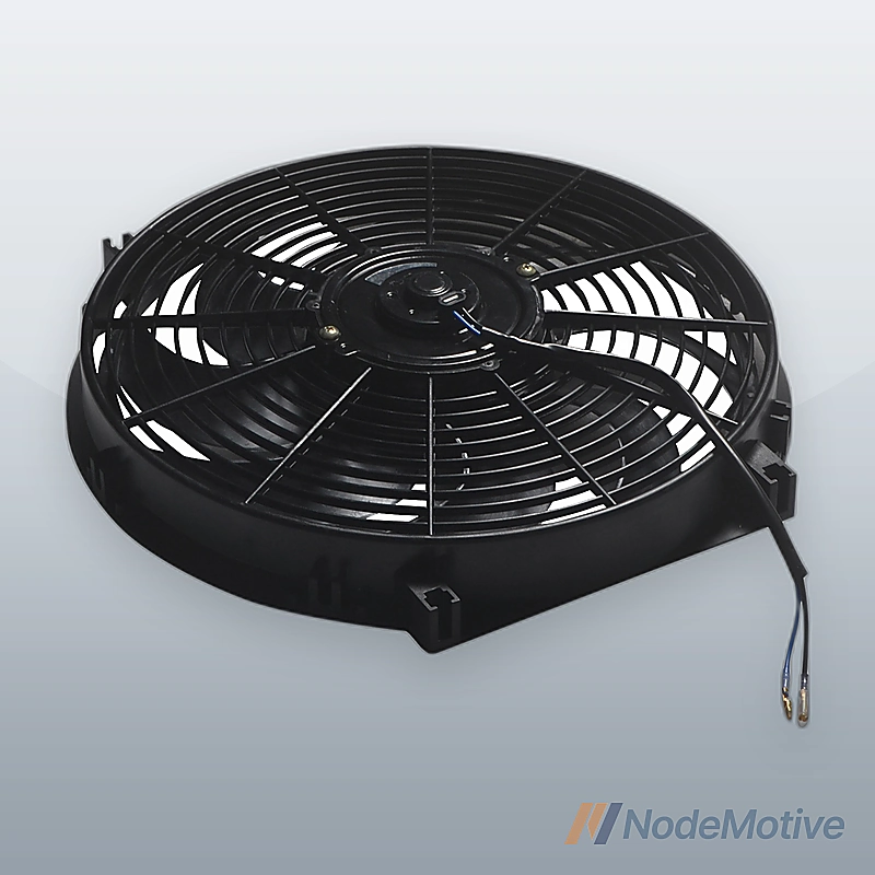 14\" Universal Slim Fan Push Pull Electric Radiator Cooling 12V 90W w/ Mount Kit