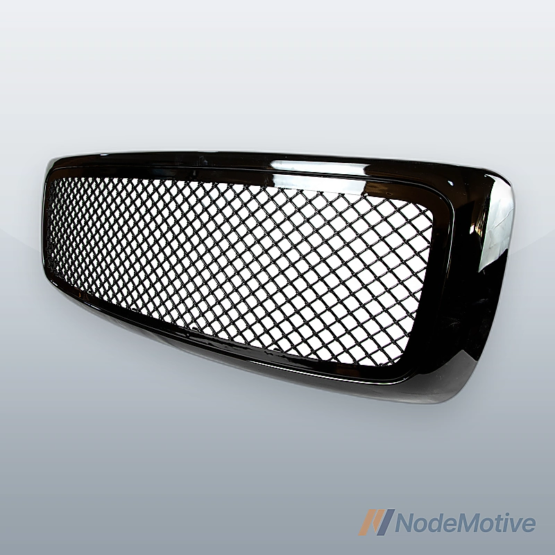 Car Front Grill for 02-05 Dodge Ram 1500 2500 3500,Gloss Black Grille