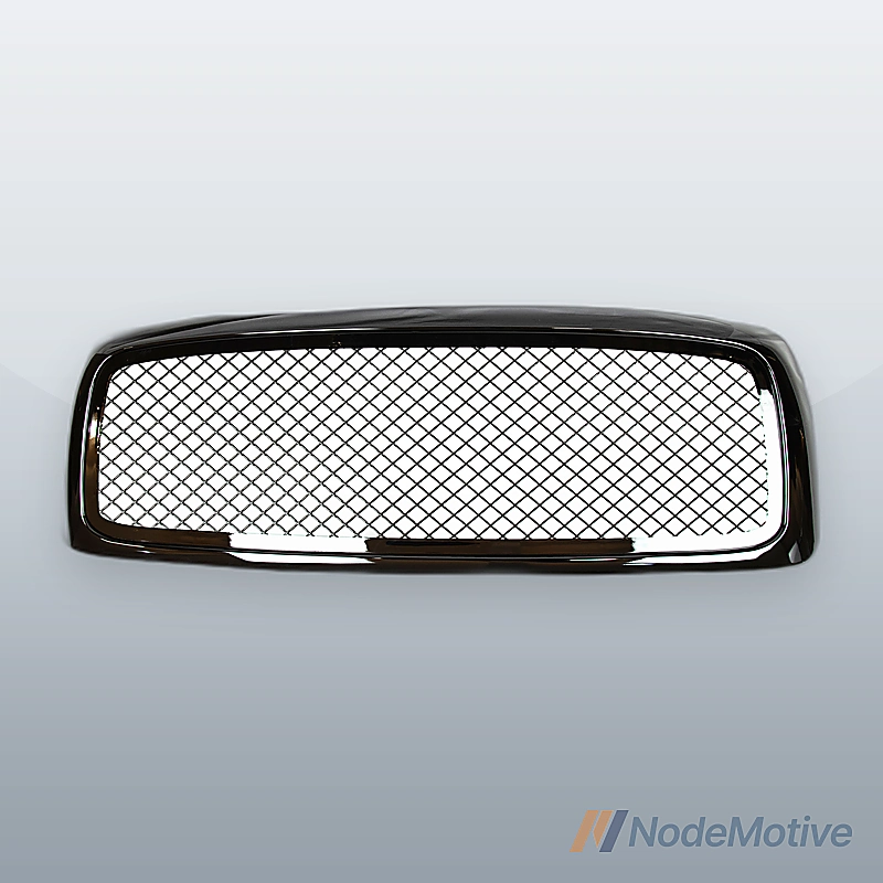 Car Front Grill for 02-05 Dodge Ram 1500 2500 3500,Gloss Black Grille