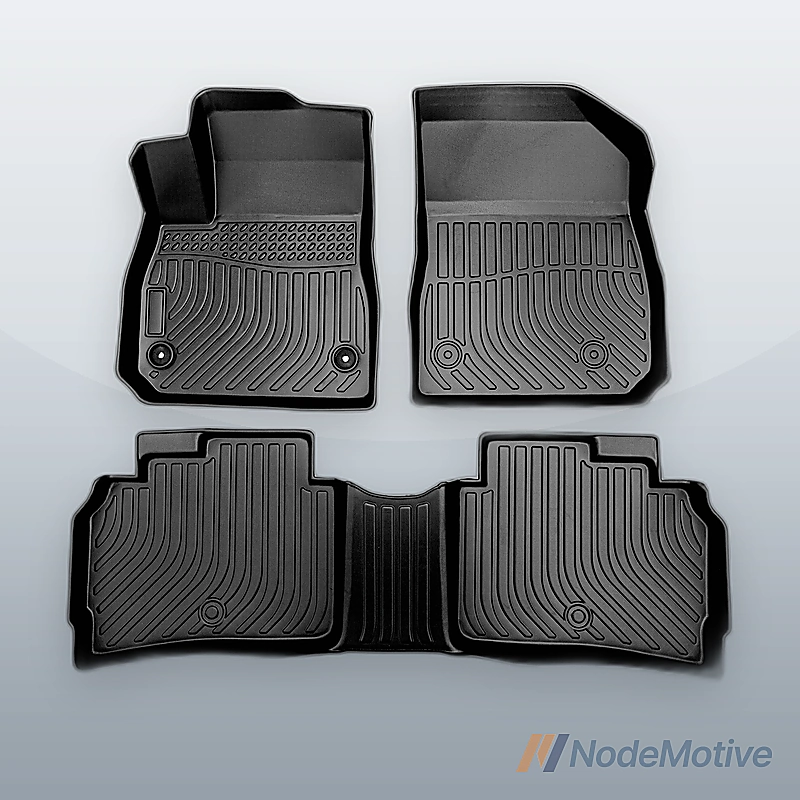Car Floor Mats for 16-23 Chevrolet Malibu,All-Weather TPE Rubber