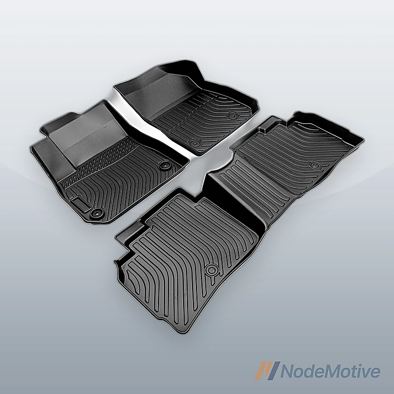 Car Floor Mats for 16-23 Chevrolet Malibu，All-Weather TPE Rubber