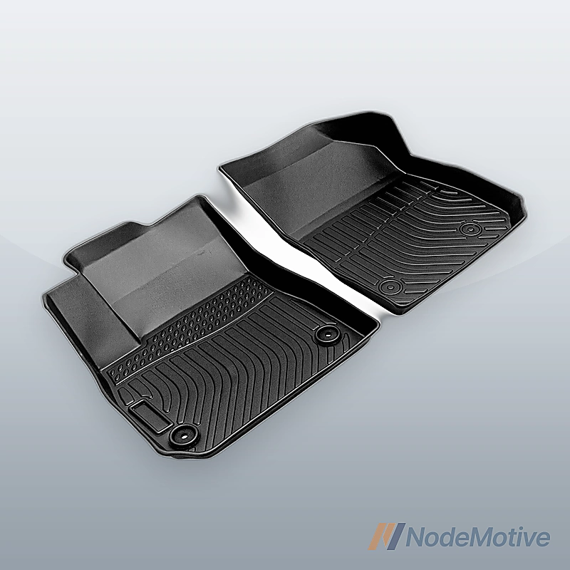 Car Floor Mats for 16-23 Chevrolet Malibu，All-Weather TPE Rubber
